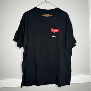 Thirty Single T-Shirt Mens XL Black Fearless Samurai Graphic Katana Tee 4908